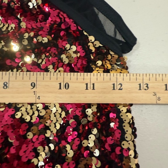 Weissman Dance Costume Sequin Black Sequins Size L Girl - Picture 4 of 5